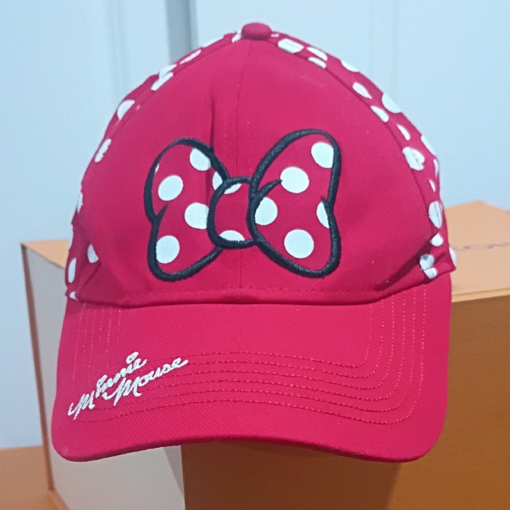 Disney Red and White Polka Dot Hat